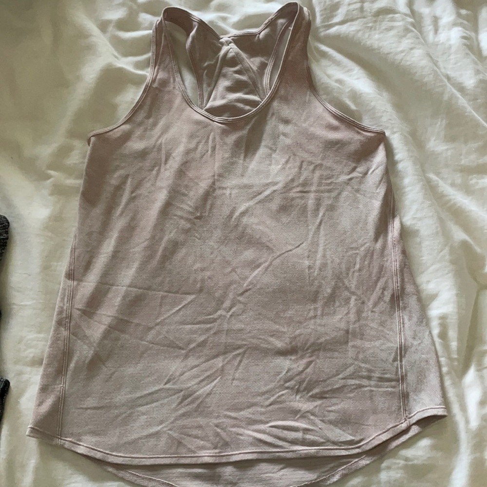 Lululemon Essential Tank in Pink Snakeskin